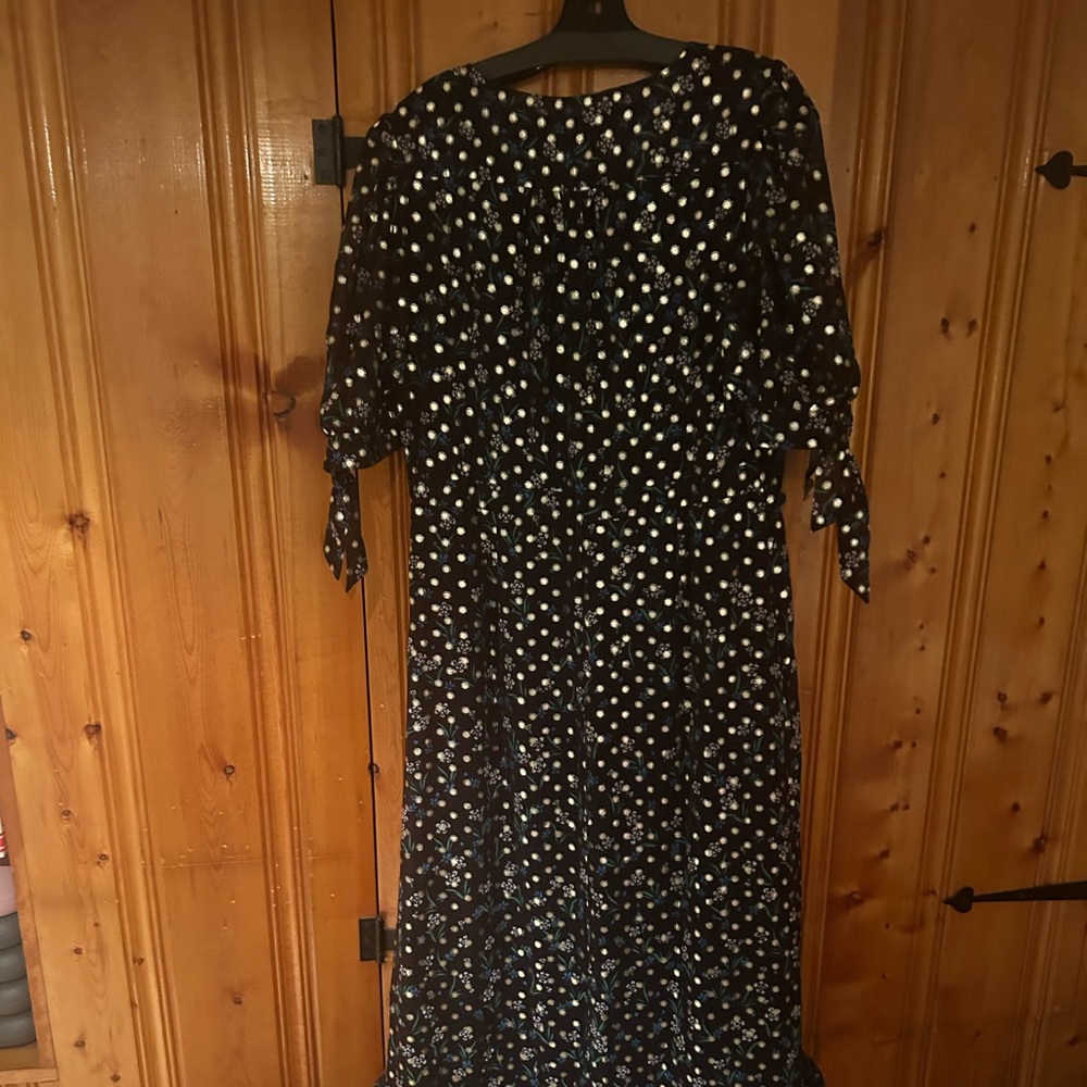 Yumi Kim, black and gold maxi dress, size 12,